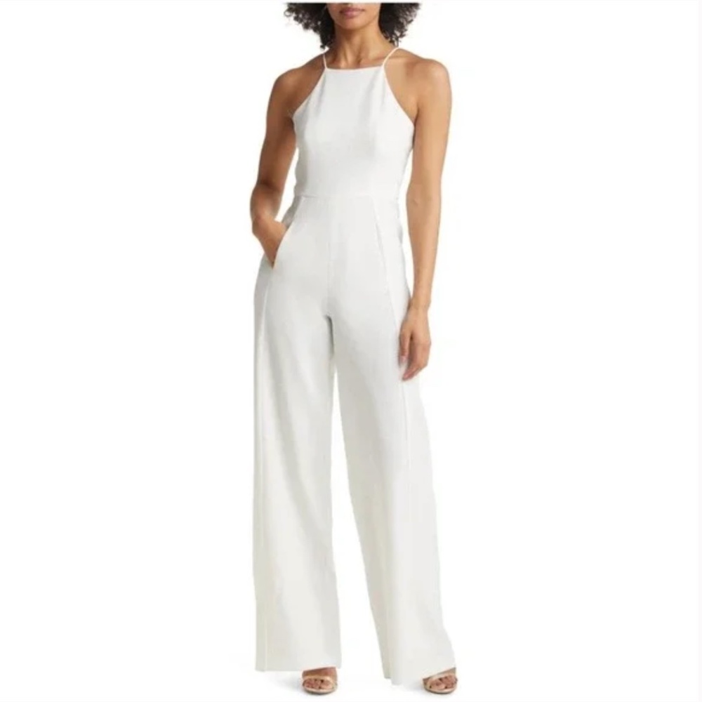 Black Halo Joaquin Halter Neck Jumpsuit